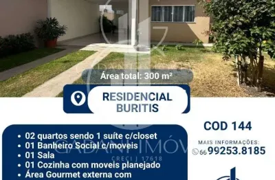 Casa com 2 quartos à venda na Rua Projetada 04, Residencial Buritis, Sinop