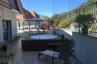 Cobertura para venda em teresópolis, varzea, 3 dormitórios, 3 suítes, 3 banheiros, 2 vagas