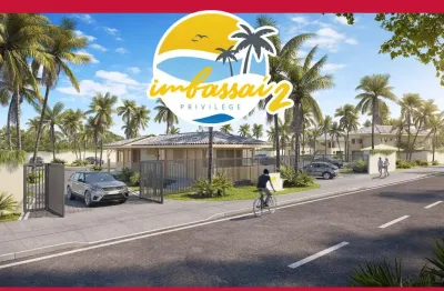 Casa para venda com 180m² com 2 suítes em imbassaí privilege