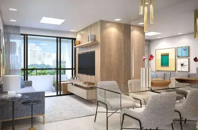 Apartamento a venda no villa vita residencial, com 2/4 com suíte e varanda em 53m² na vila laura