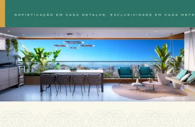 Apartamento à venda, 4 suítes, 145m², varanda gourmet, vista mar, caminho das árvores