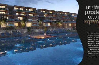 Apartamento 2 suítes com varanda gourmet, 86 m² lanai imbassai residencial