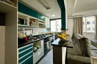 Apartamento à venda com 2 dormitórios, cozinha planejada, sem sacada e sem elevador - condomínio residencial parque seletto - suzano/sp