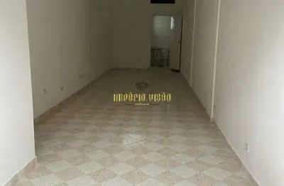 Salão comercial de 28m² com 1 banheiro para locação no jardim caiubi em itaquaquecetuba - sp