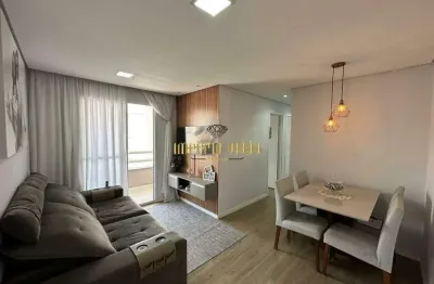 Apartamento a venda com 2 dormitórios, varanda, no condomínio residencial veneza em mogi das cruzes-sp