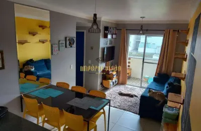 Apartamento com 2 dormitórios e com sacada, no residencial vila ceres, vila cintra , mogi das cruzes