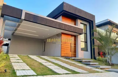 Casa de alto padrão á venda com 3 dormitórios, sendo 1 suíte, piscina e área gourmet no condomínio veneza i em cezar de souza - mogi das cruzes -sp