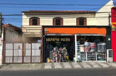 Casa com salão comercial no bairro mogi moderno - mogi das cruzes-sp