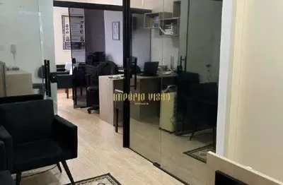 Sala com móveis e divisórias no orion office para aluguel na região central de suzano-sp