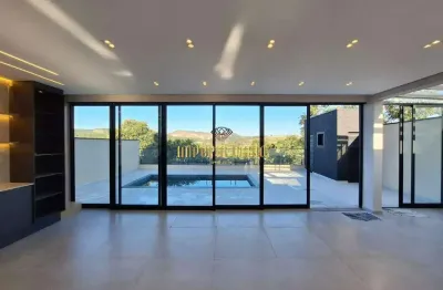 Casa de alto padrão à venda com 3 suítes, espaço gourmet e piscina no condomínio aruã brisas 2 - mogi das cruzes-sp