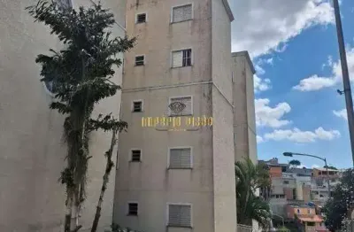 Apartamento à venda com 2 dormitórios com sacada no último andar - condomínio residencial vila cristina - ferraz de vasconcelos/sp