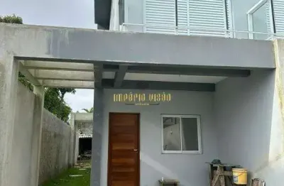Sobrado novo à venda com 2 suítes e 2 vagas de garagem no bairro vista linda - bertioga - sp