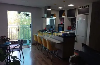 Apartamento à venda com 2 dormitórios, varanda gourmet, elevador e 1 vaga garagem coberta no bairro jardim casa branca - suzano-sp