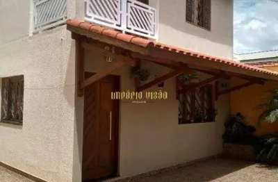Sobrado com 3 dormitórios sendo 1 com closet, escritório e churrasqueira no bairro sítio são josé - suzano - sp