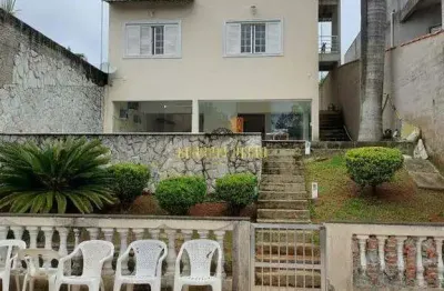 Sobrado à venda com 4 dormitórios, piscina e área gourmet no bairro vila áurea em poá - sp.