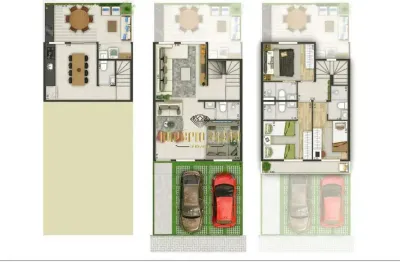 Sobrado em construção à venda com 4 dormitórios, sendo 3 suítes no parque santa rosa - suzano-sp.