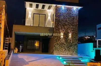 Casa à venda com 4 dormitórios, sendo 1 suíte e área gourmet com piscina no condomínio aruã brisas - mogi das cruzes-sp