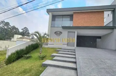 Sobrado de condomínio à venda com 4 suítes, área gourmet com piscina no residencial real park - arujá/sp