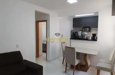Apartamento mobiliado com 2 dormitórios no condomínio mirante de itaquá em itaquaquecetuba - sp