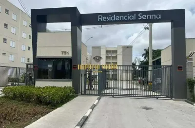 Apartamento para aluguel com 2 dormitórios e 1 vaga de garagem no condomínio residencial senna - parque santa rosa - suzano-sp