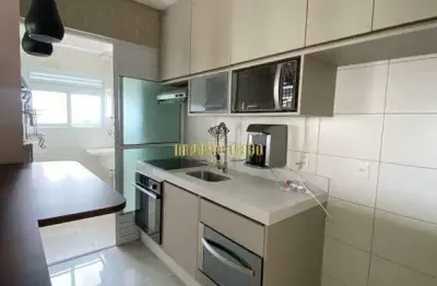 Apartamento mobiliado para aluguel com 2 dormitórios, sendo 1 suíte no condomínio helbor ipoema espaço e vida 2 em mogi das cruzes-sp