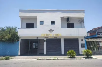 Salão de 41m² com banheiro privativo para locação no bairro da vila amorim - suzano/sp