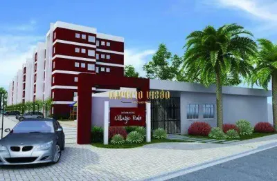 Apartamento novo à venda com 2 dormitórios, sendo 1 suíte - possui elevador - sacada com churrasqueira no condomínio villagio rubi - suzano-sp