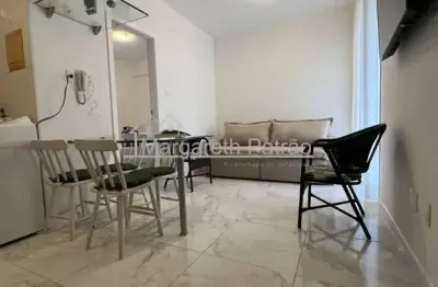Apartamento quarto e sala mobiliado no caminho das árvores.