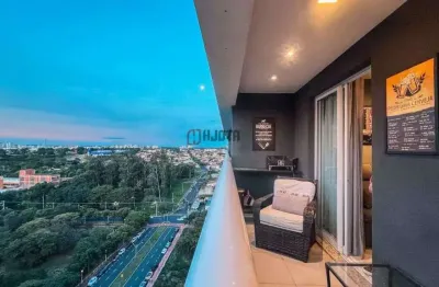 Apartamento (studio) duo jk com 1 dormitório, decoração moderna, 33 m²