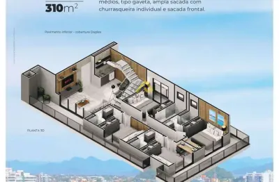 Cobertura com 4 quartos à venda na Rua Irati, 338, Brejatuba, Guaratuba
