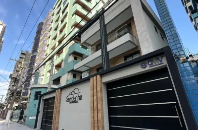 Sobrado triplex decorado com piscina no canto do forte – 2 suítes – 89 m² – r$ 620.000