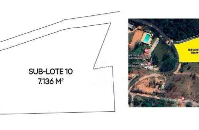 Terreno à venda, 7135 m² por r$ 200.000 - portão - atibaia/sp