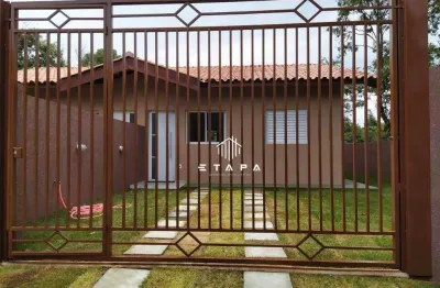 Casa com 2 dormitórios à venda, 56 m² por r$ 405.000,00 - jardim santo antônio - atibaia/sp