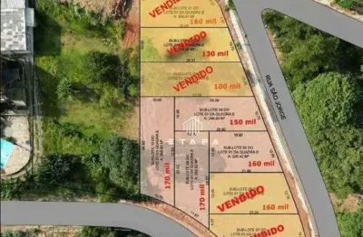 Terreno à venda, 249 m² por r$ 150.000 - jardim são felipe - atibaia/sp