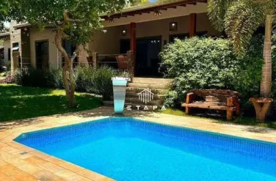 Chácara  com 4 dormitórios à venda, 254 m² por r$ 1.500.000 - jardim estância brasil - atibaia/sp