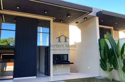 Casa plana com 3 suítes - 122m² - 2 vagas - com portaria smart em rua privativa no eusébio