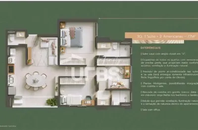 Apartamento com 3 quartos à venda na Rua Córdoba, Parque Amazônia, Goiânia