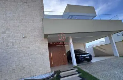 Casa no alphaville 1 com 4 suítes, piscina, home cinema e energia solar