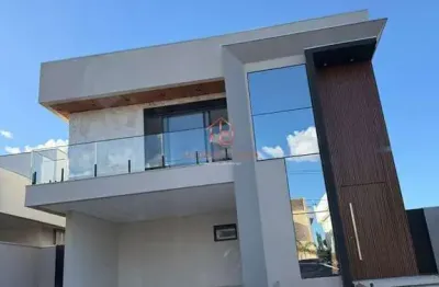 Casa luxuosa com 4 suítes, piscina e acabamento premium – 322m²