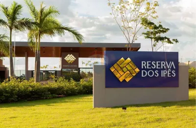 Terreno a venda com área de 443,49m² no condomínio reserva dos ipês, cristais paulista/sp.