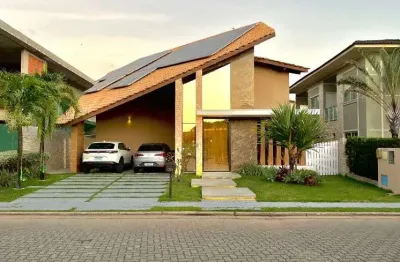 Casa capa de revista à venda no condomínio quintas do lago no eusébio. porteira fechada