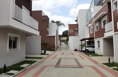 Excelente sobrado com 3 quartos em condominio com 10 casas no campo comprido