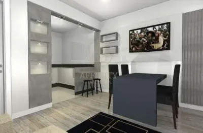 Apartamento para venda em curitiba, santa quitéria, 2 dormitórios, 1 banheiro, 1 vaga
