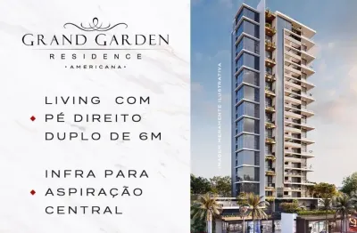 Apartamento 194 m² - andar 22º - pé-direito duplo no living- 4 quartos(4suítes) - av. brasil - americana - sp