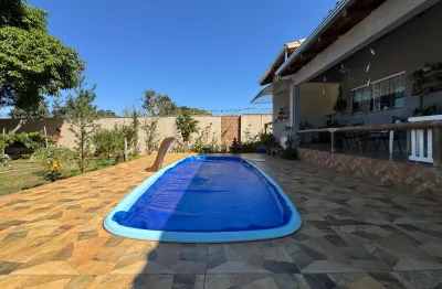 Oportunidade chácara morada nova - casa nova com 1.000m2 e piscina