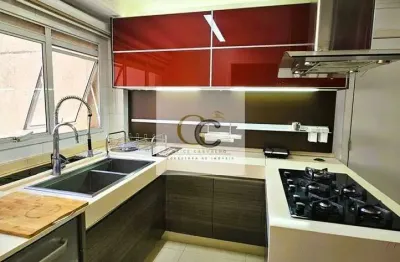 Apartamento à venda e para locação em vila romana - 206m² - 4 quartos - 3 suítes - 5 vagas