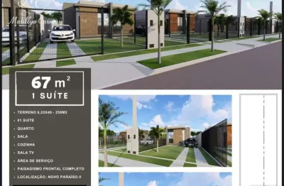 Casa com 2 quartos à venda na novo paraiso ii, jardim paraíso, luís eduardo magalhães por r$ 380.000