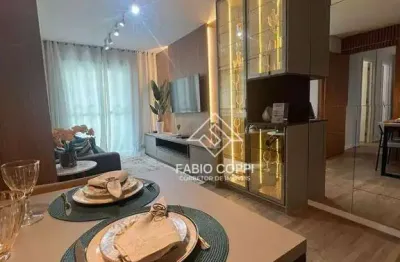 Apartamento com 3 dormitórios à venda, 73 m² por r$ 700.000,00 - parque mirandela - bauru/sp