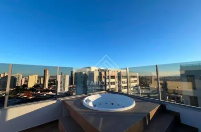 Cobertura com 3 dormitórios à venda, 259 m² por r$ 2.500.000,00 - city towers two - bauru/sp