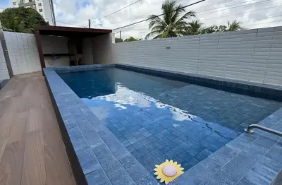 Alugo apartamento no altiplano cabo branco com 2 suítes  com ar condicionado - área de lazer